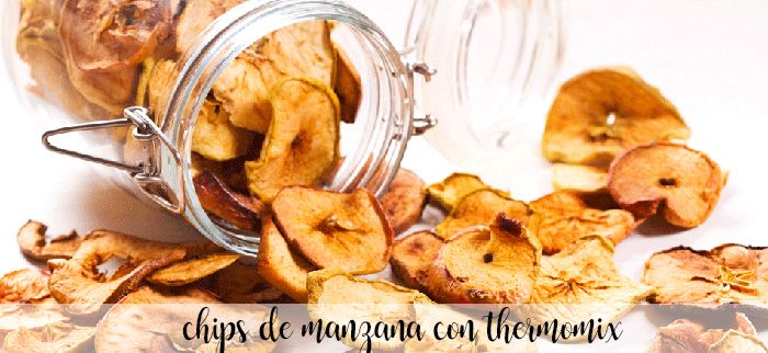 Chips de manzana con Thermomix