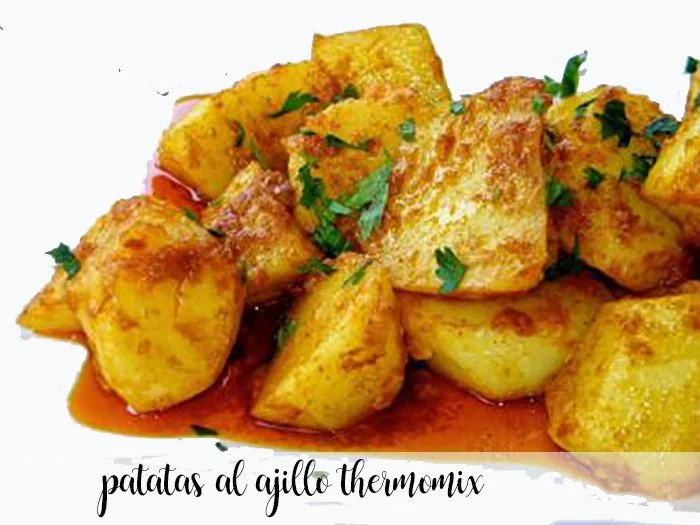 Patate all'aglio con Bimby