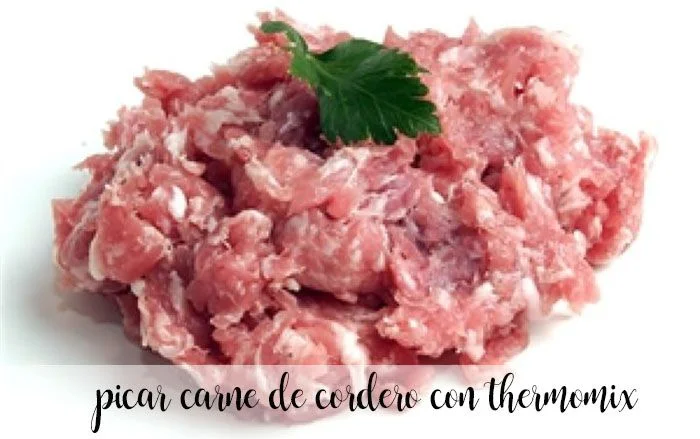 tritare la carne di agnello con il Bimby