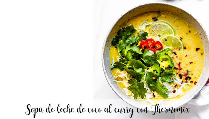 Zuppa di curry al latte di cocco con Bimby