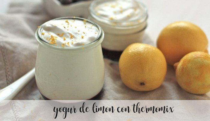 yogurt al limone con Bimby