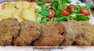 Bistecche russe nella friggitrice ad aria
