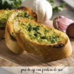 pan de ajo con freidora de aire - airfryer