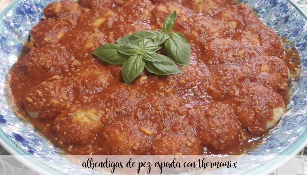 Albondigas de Pez espada con thermomix