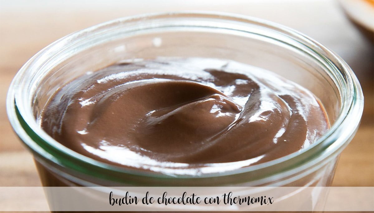 budin de chocolate con thermomix