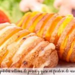 patatas rellenas de jamon y queso en freidora de aire