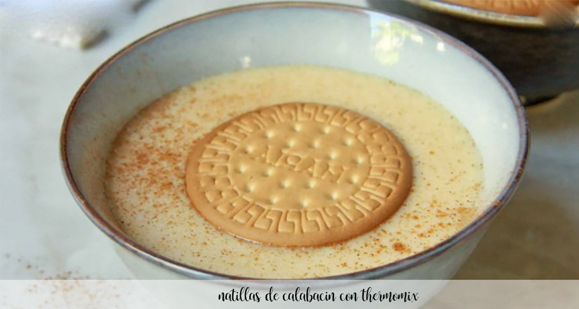 Natillas de Calabacin con thermomix
