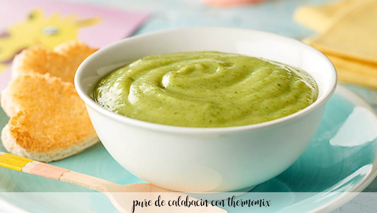 pure de calabacin con thermomix