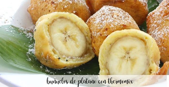 Buñuelos de plátano con Thermomix