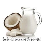 Leche de coco con thermomix