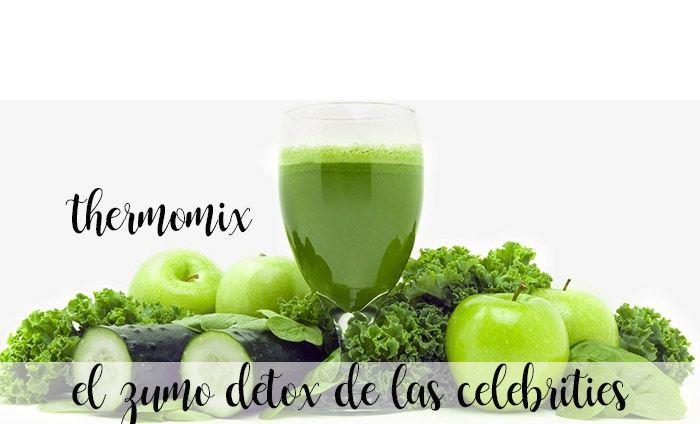 Zumo detox de las celebrities con Thermomix