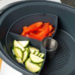 Divisor de compartimento de silicona para el recipiente varoma en thermomix
