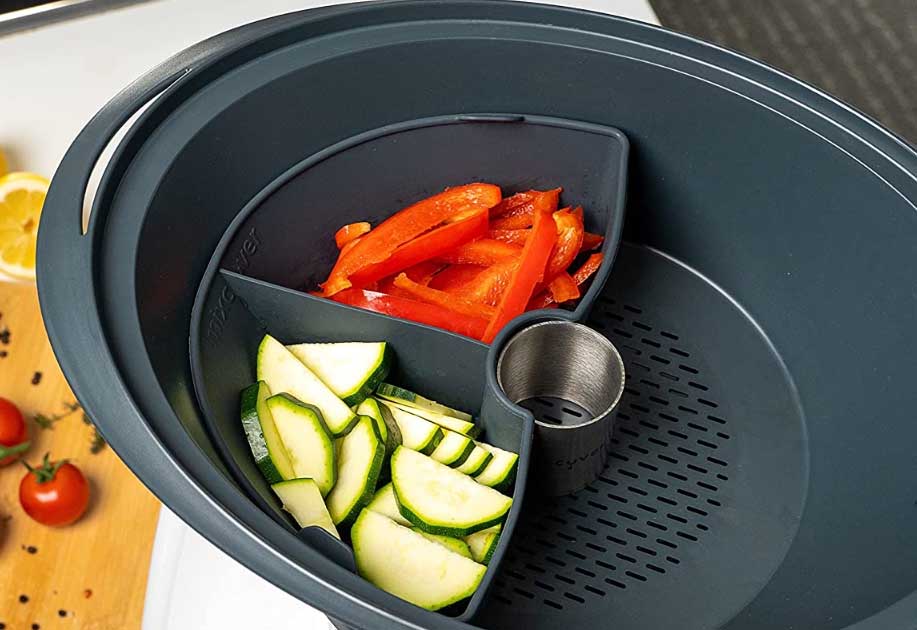 Divisor de compartimento de silicona para el recipiente varoma en thermomix