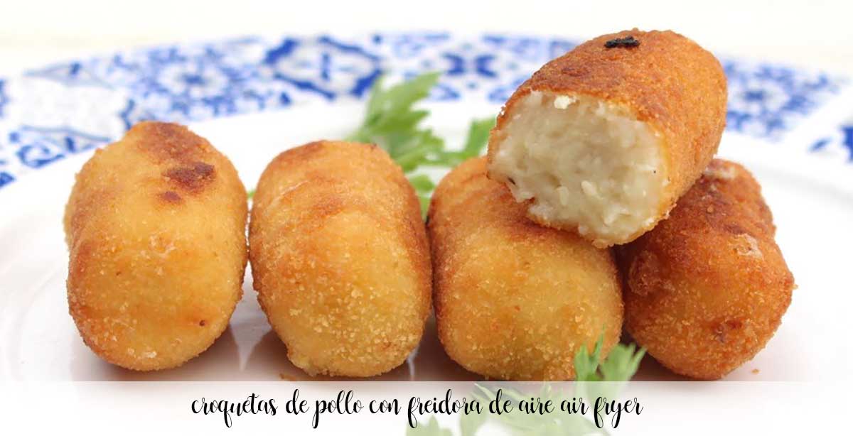 Croquetas de Pollo con freidora de aire - air fryer
