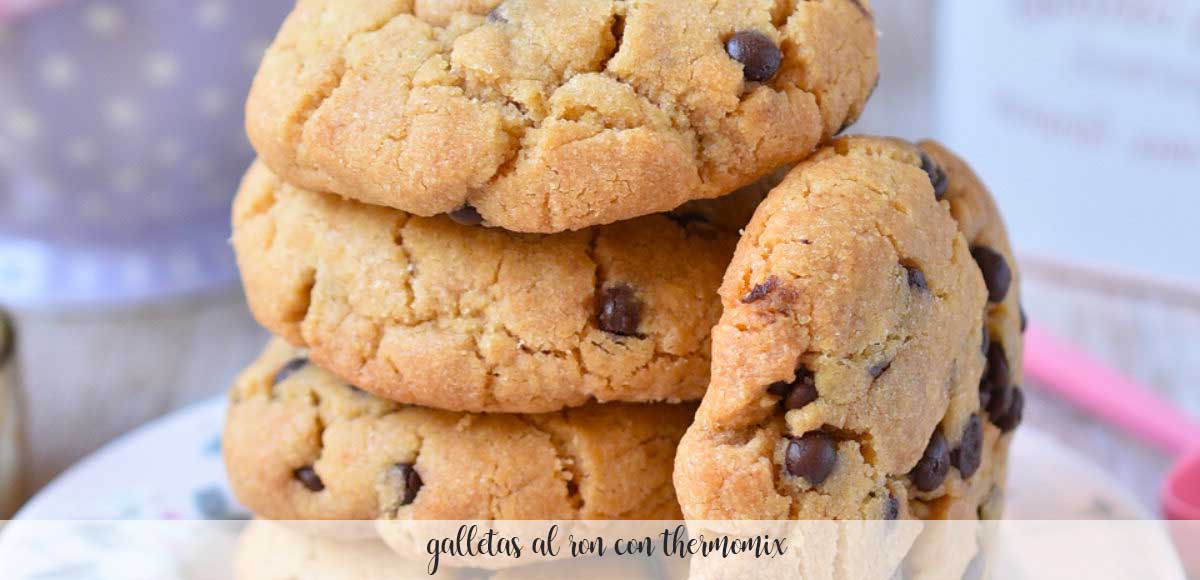 Galletas al ron con Thermomix