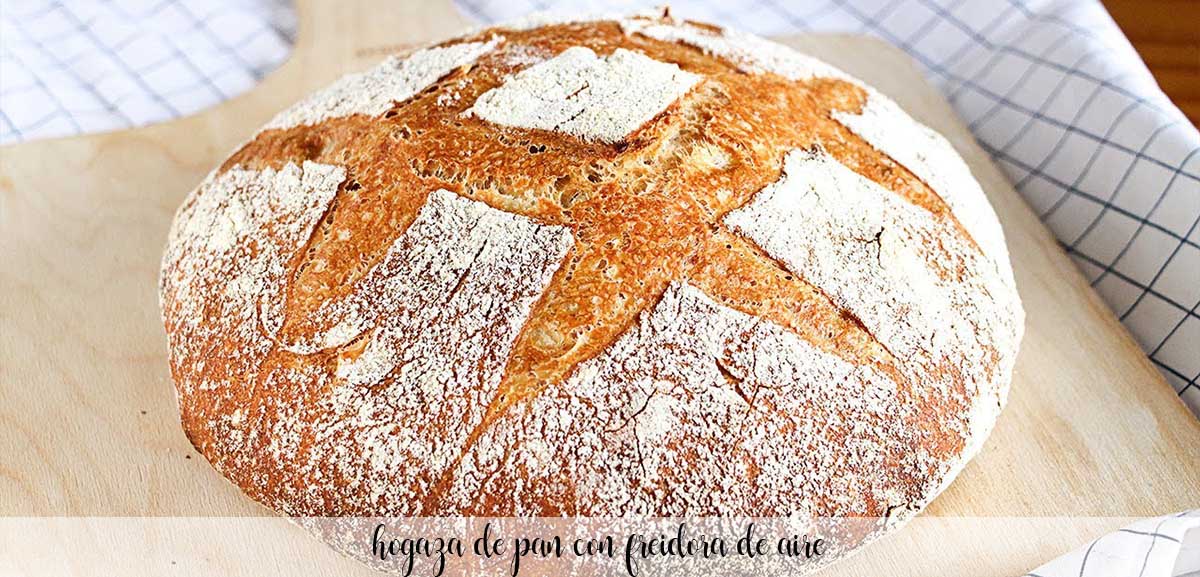 hogaza de pan con freidora de aire