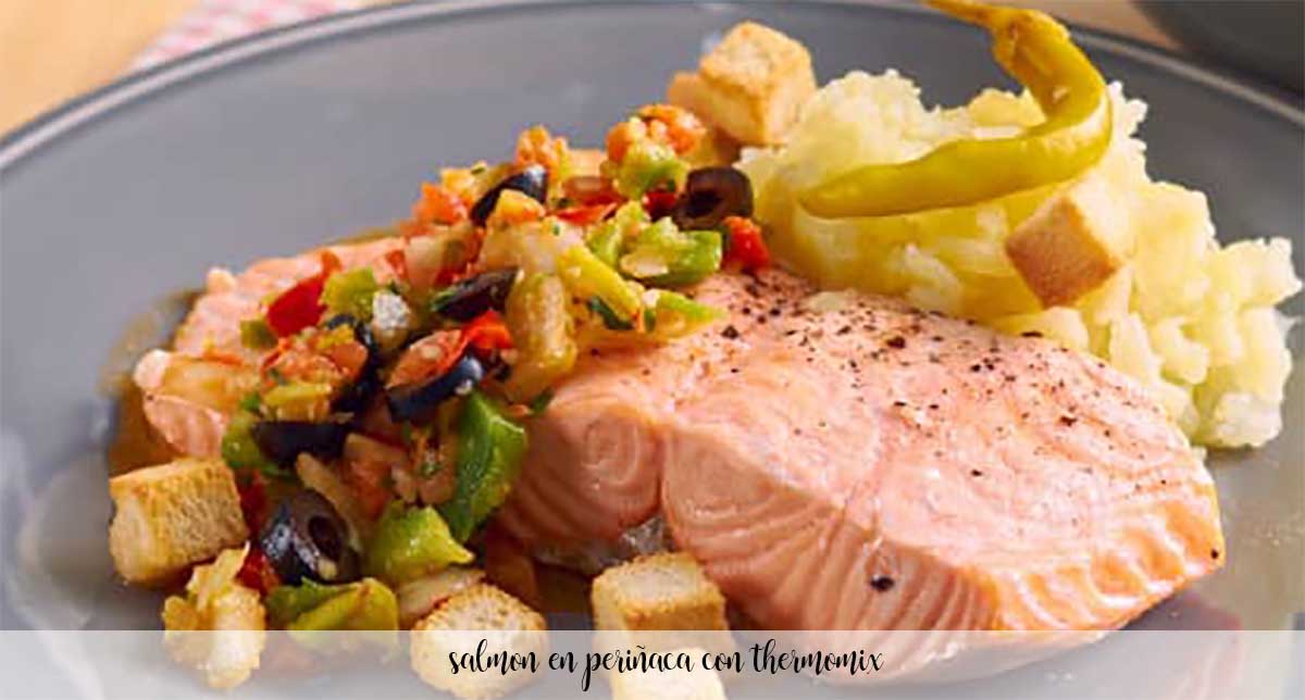 Salm&oacute;n en piri&ntilde;aca con Thermomix