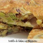 Tortilla de habas con Thermomix