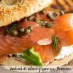 s&aacute;ndwich de salm&oacute;n y queso con Thermomix