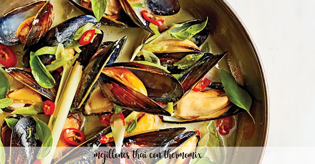 Mejillones Thai con thermomix