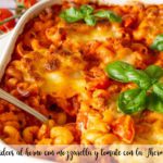 Fideos al horno con mozzarella y tomate con la Thermomix