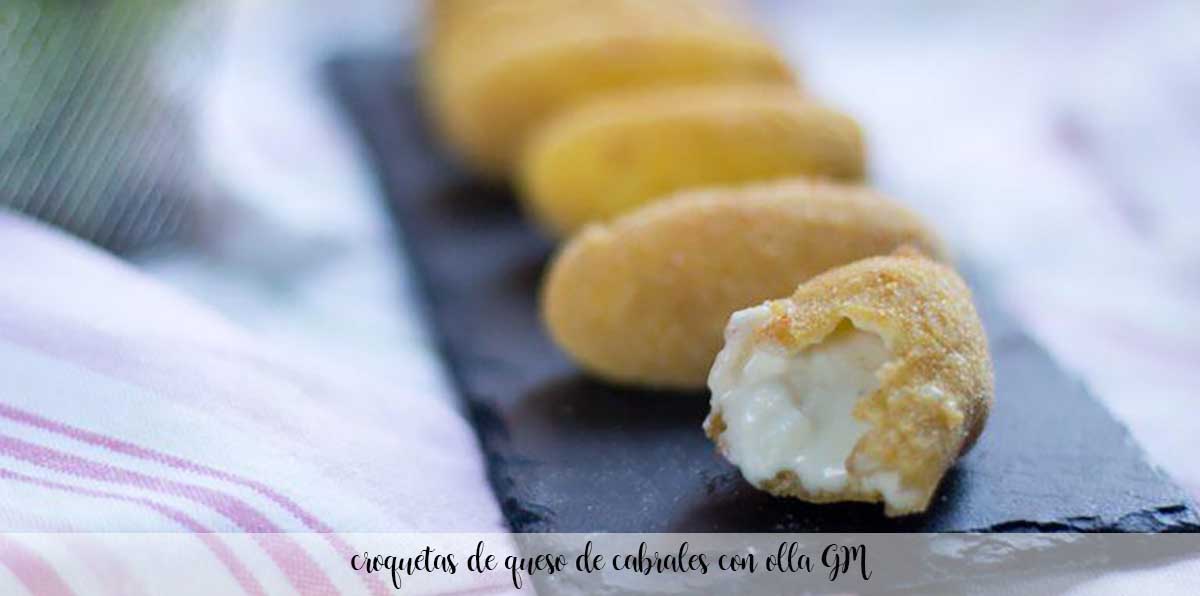 Crocchette di formaggio Cabrales con pentola GM