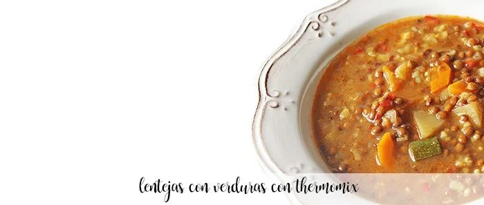Lenticchie con verdure Bimby