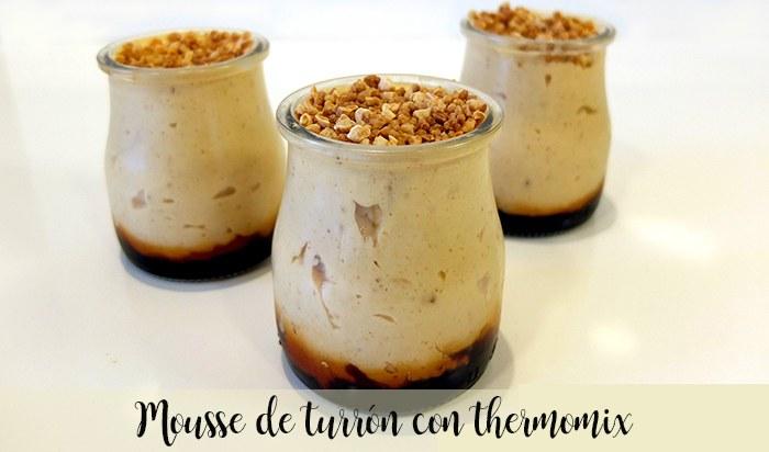 Mousse al torrone con Bimby