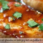 Chuletas de cerdo glaseadas con mostaza y miel con freidora de aire &ndash; air fryer
