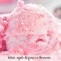 Helado rapido de fresa con thermomix
