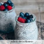 Pudin de ch&iacute;a con thermomix