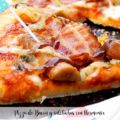 Pizza con bacon e salsiccia con Bimby