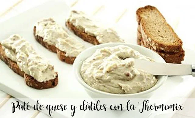 Patè di formaggio e datteri con il Bimby