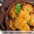 Tortitas de patata con verduras con thermomix