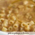 Pasta con garbanzos con Thermomix