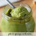 Pesto de esp&aacute;rragos con Thermomix