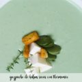 Gazpacho de habas secas con Thermomix