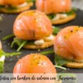 Tostas con bomb&oacute;n de salm&oacute;n con Thermomix
