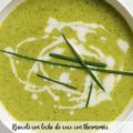 Brócoli con leche de coco con thermomix