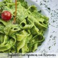 Tagliatelle con espinacas con thermomix
