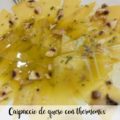 Carpaccio di formaggio con Bimby