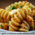 Fusilli rapidos con calamares en salsa americana con thermomix