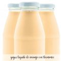 Yogur liquido de naranja con thermomix