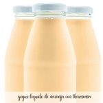 Yogur liquido de naranja con thermomix