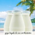 Yogur líquido de coco con thermomix