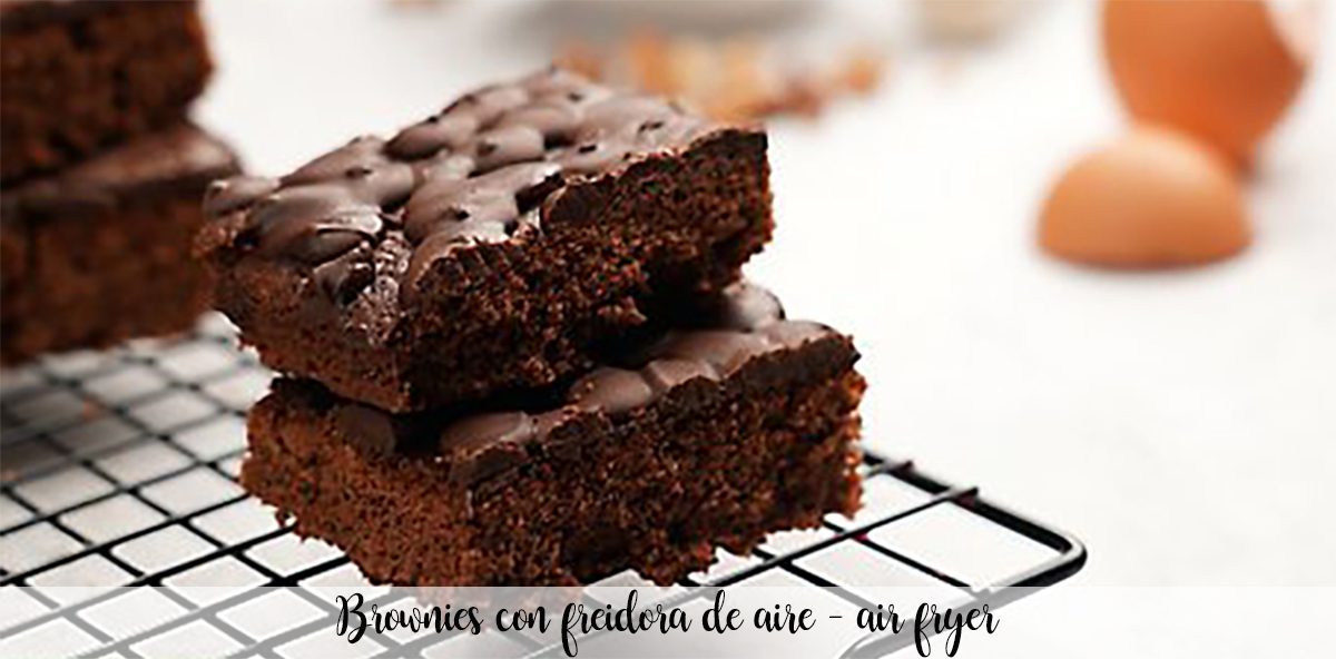Brownies della friggitrice ad aria
