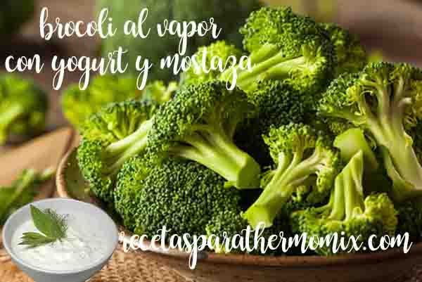 Broccoli al vapore con salsa allo yogurt e senape all'antica