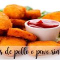 Nuggets de pollo o pavo sin gluten con thermomix