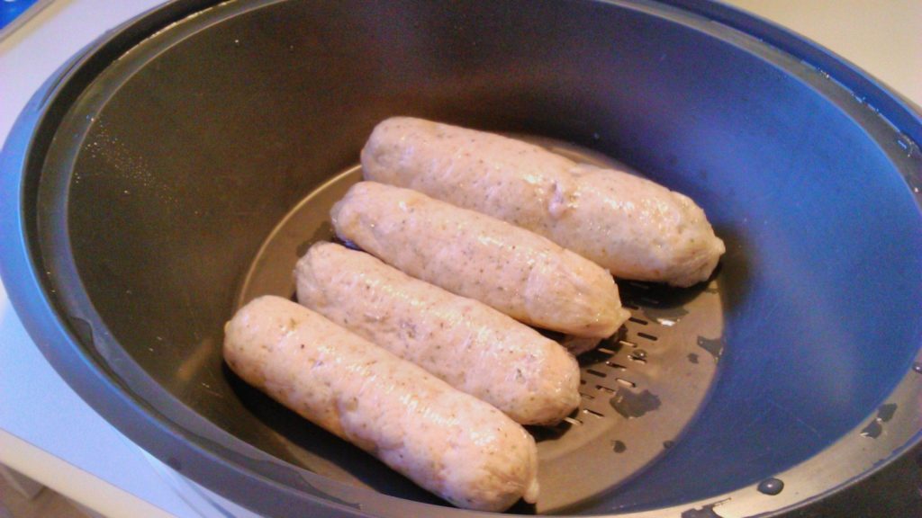 Salsicce di pollo alla parmigiana senza glutine con Bimby