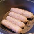 Salchichas de pollo con parmesano sin gluten con Thermomix